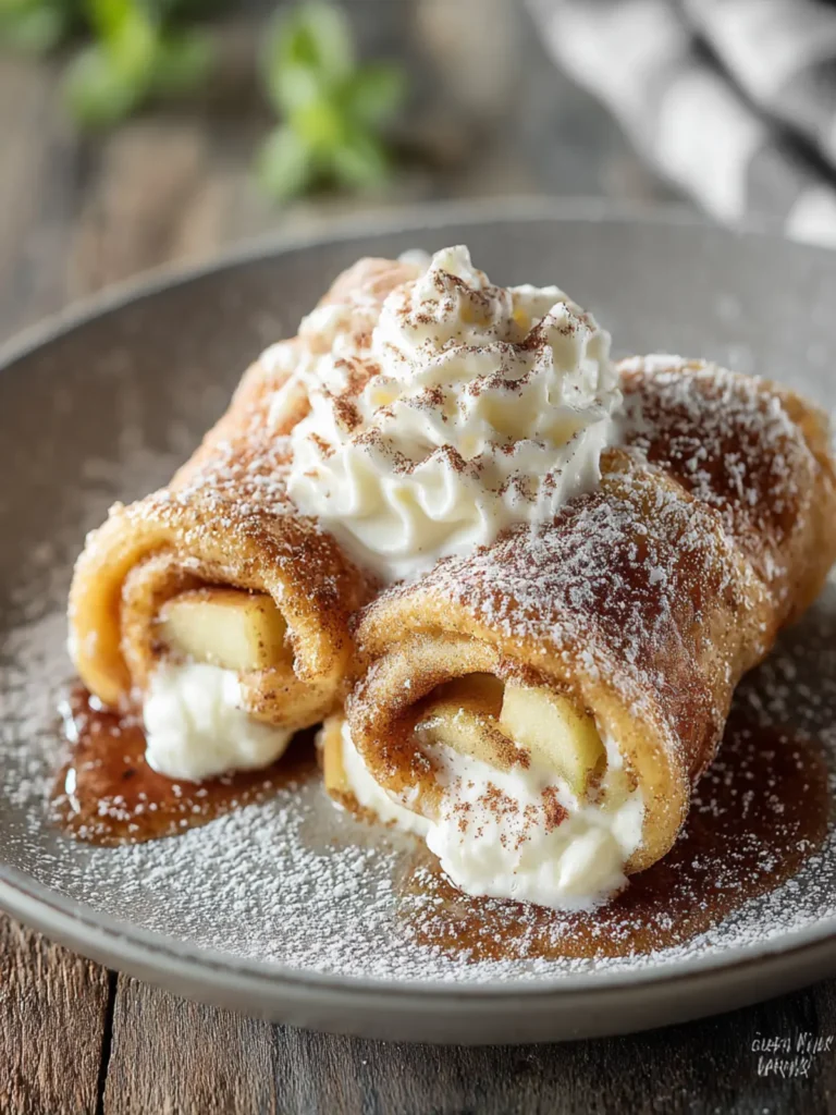 Apple Cinnamon Cream Cheese Roll Ups First Image