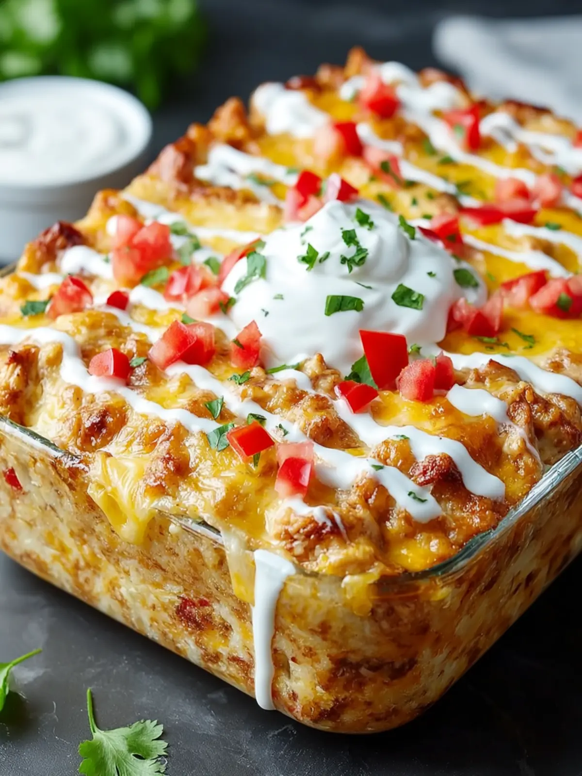 Chicken Fajita Casserole Recipe First Image