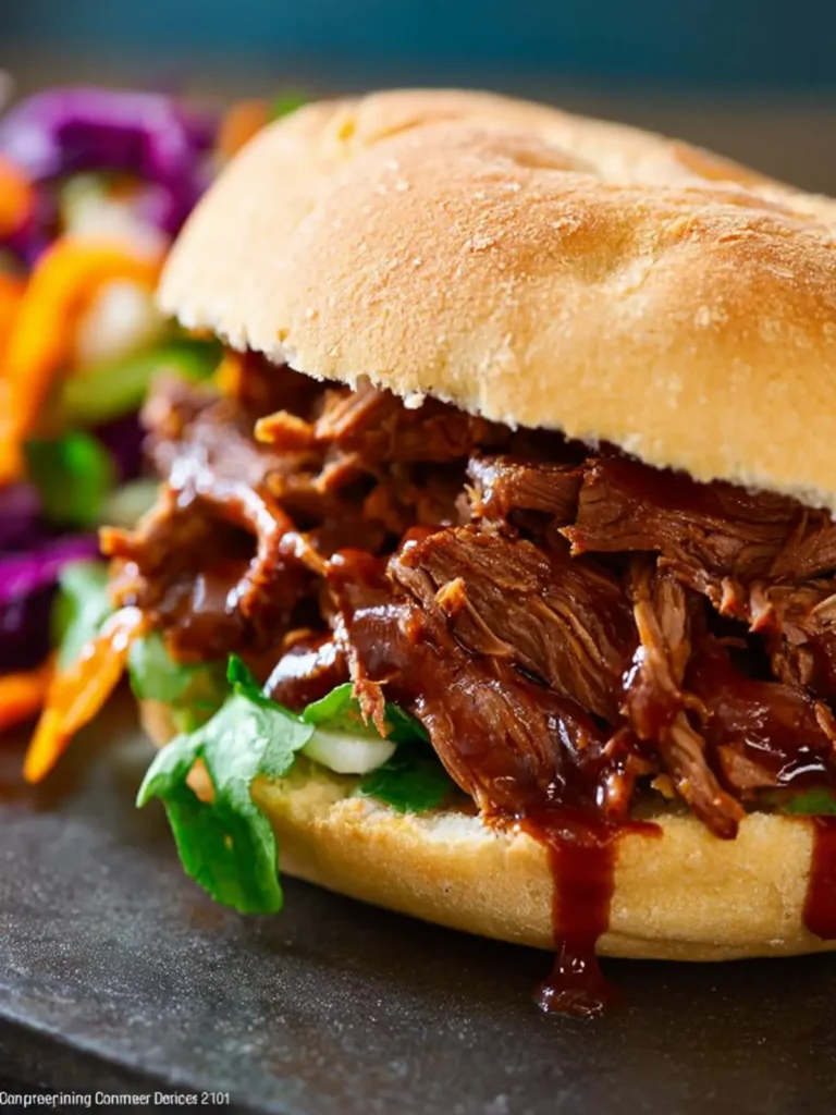 Crock Pot Brisket Sandwich First Image