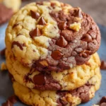 Irresistible 3-Ingredient Harvest Marble Chocolate Chip Cookies First Image