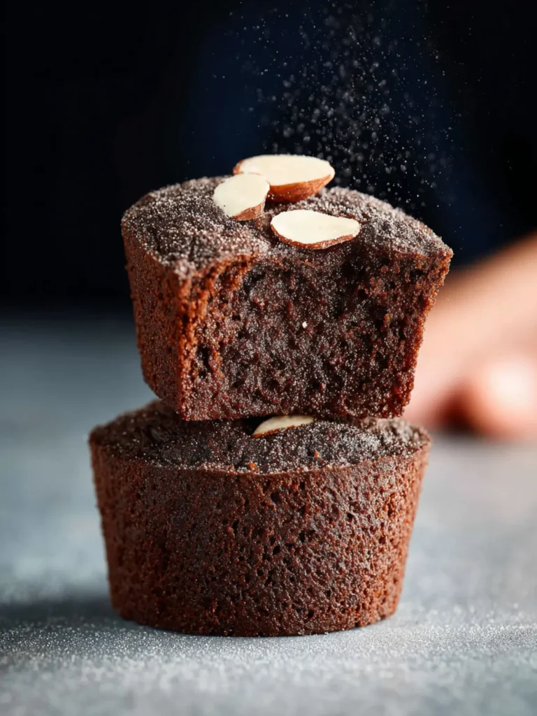 Chocolate Financiers (fudgy almond cakes) First Image