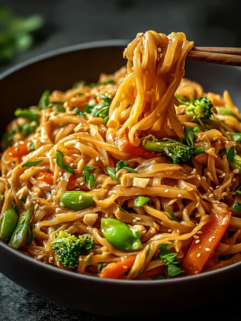 30-Minute One-Pot Peanut Noodle Stir Fry Recipe First Image