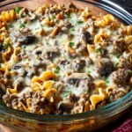 Ground Beef Stroganoff Casserole First Image