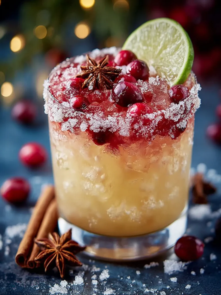 Spiced Christmas Margarita First Image