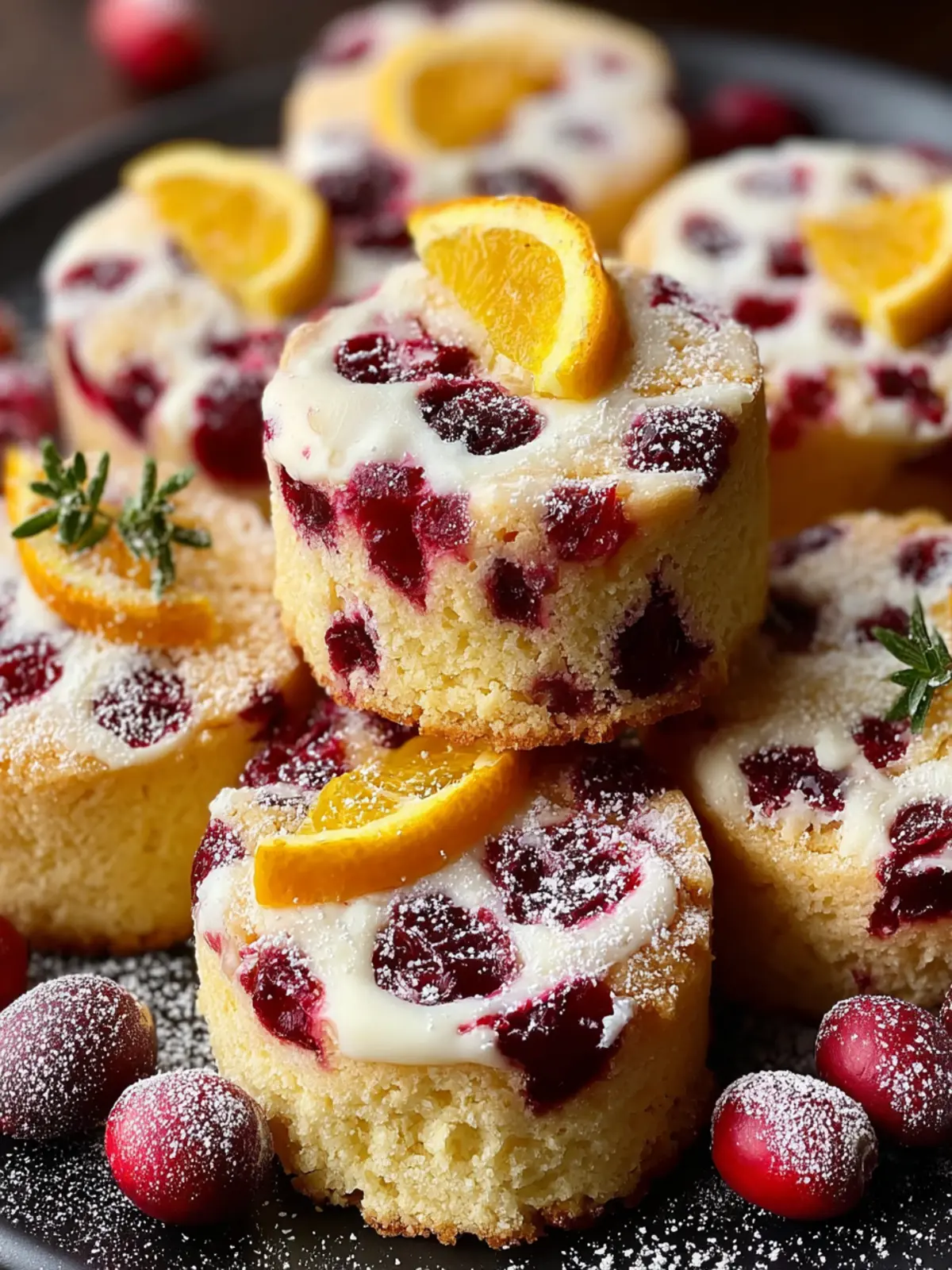 Cozy Cranberry Orange Shortbread First Image