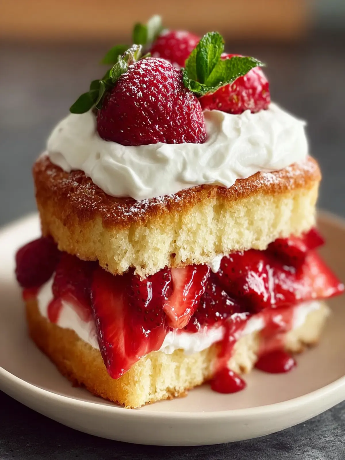 Unforgettable Strawberry Shortcake Cake in 5 Simple Steps First Image