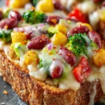 Veggie and Bean Toast First Image