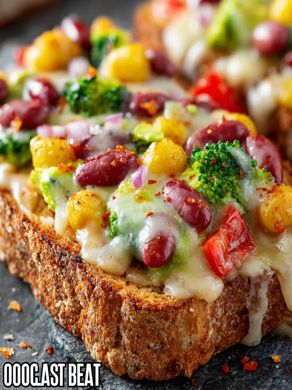 Veggie and Bean Toast First Image