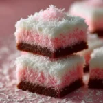 Pink Coconut Snowball Cake Bars – Soft, Creamy & Beautiful Dessert Recipe First Image