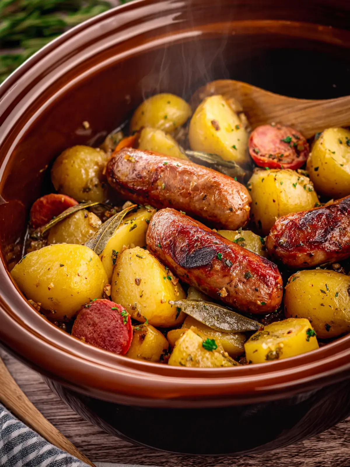 Crockpot Sausage and Potatoes First Image