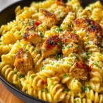 Cheesy Rotini with Garlic Parmesan Chicken First Image