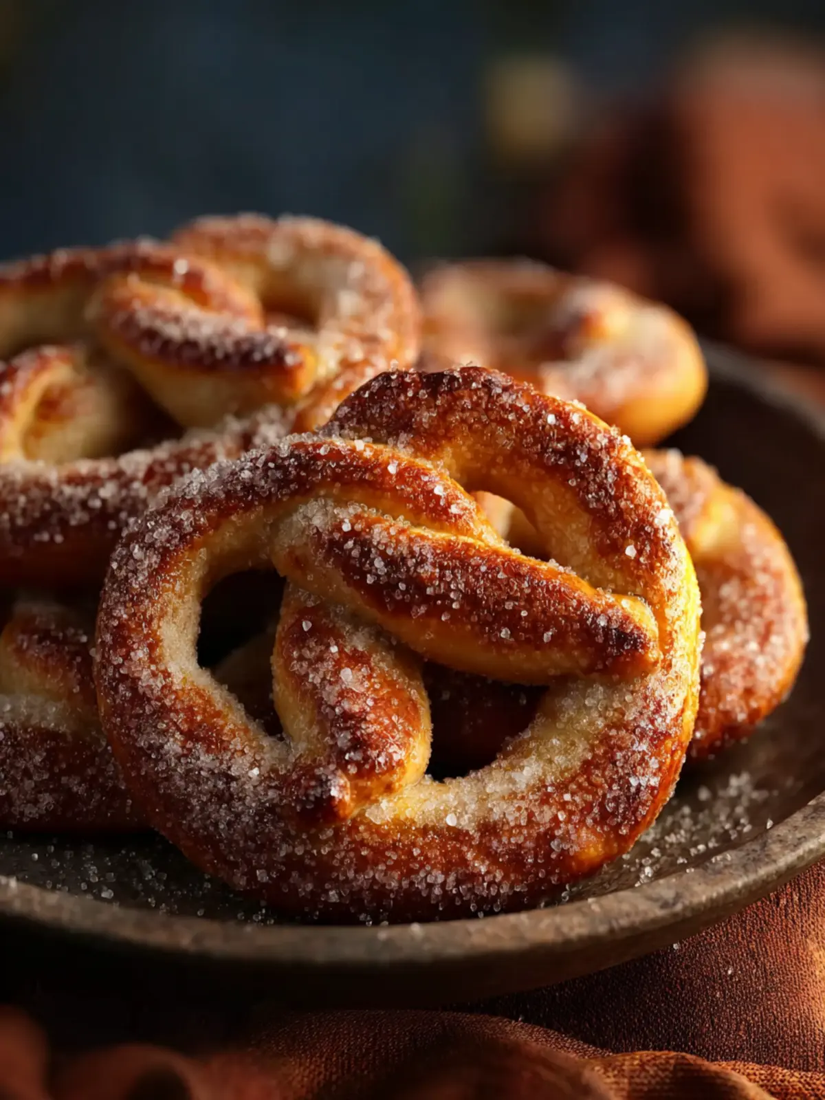 Cinnamon Sugar Soft Pretzels First Image