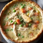 Healthy Chicken Pot Pie Soup, One-Pot Recipe First Image