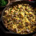 One Pan Cheesy Beef Orzo First Image