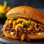 Philly Cheesesteak Sloppy Joes First Image
