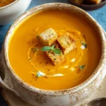 Roasted Butternut Squash Soup with Ginger & Carrot First Image
