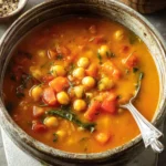 Smoky Mediterranean Chickpea Soup with Tomato, Simple First Image