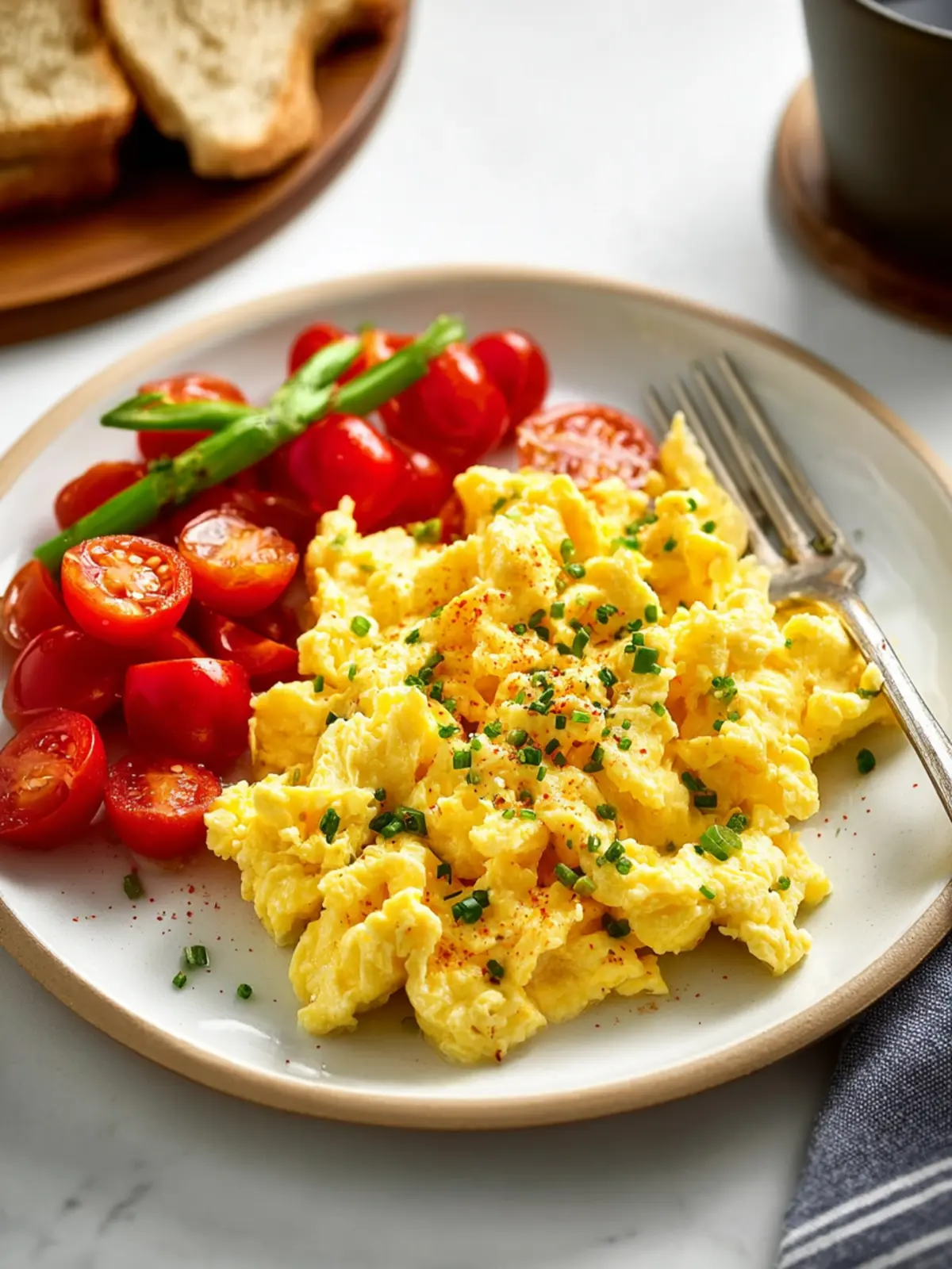 Easy High Protein Cottage Cheese Scrambled Eggs First Image