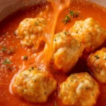 Tomato Soup with Cheddar Bay Dumplings First Image