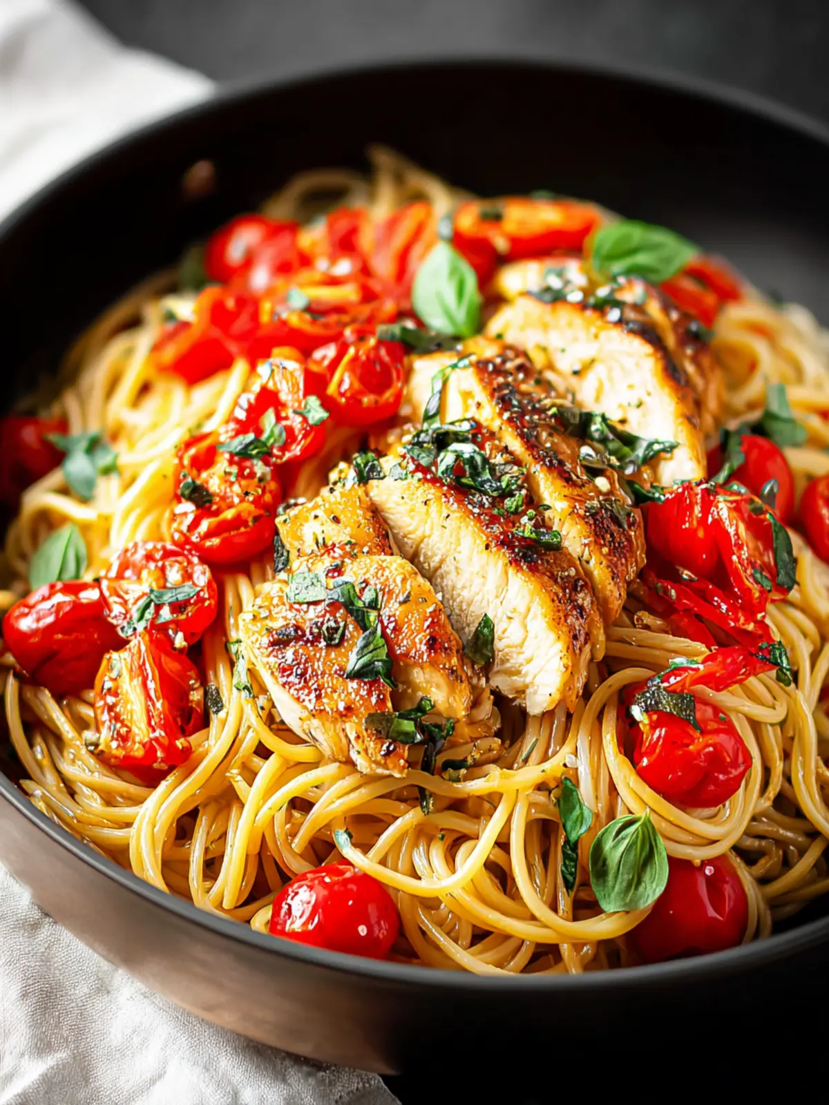 Irresistible Bruschetta Chicken Pasta Recipe to Try Today First Image
