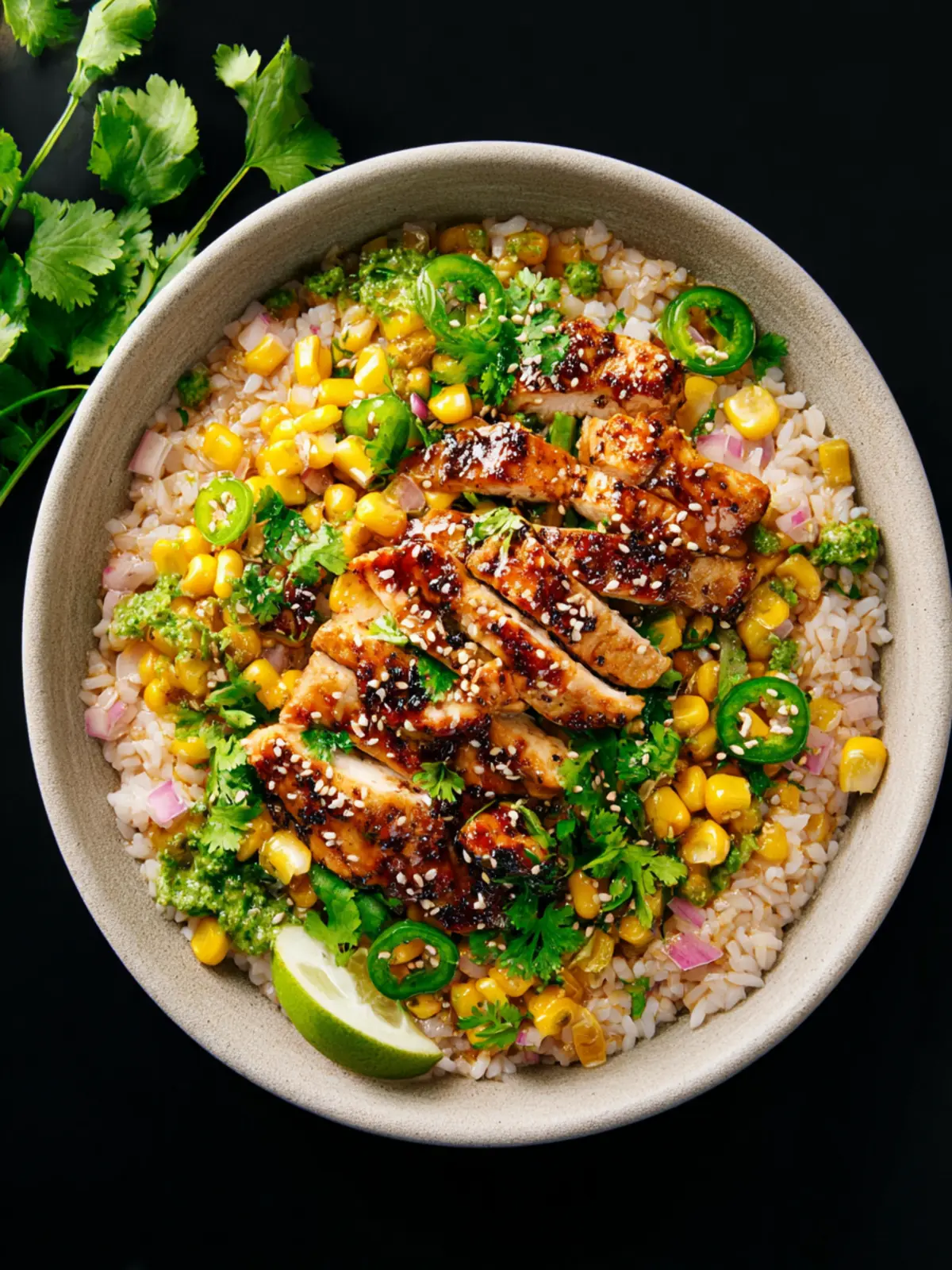 Street Corn Chicken Rice Bowl First Image