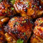 Honey Garlic Boneless Chicken Thighs First Image