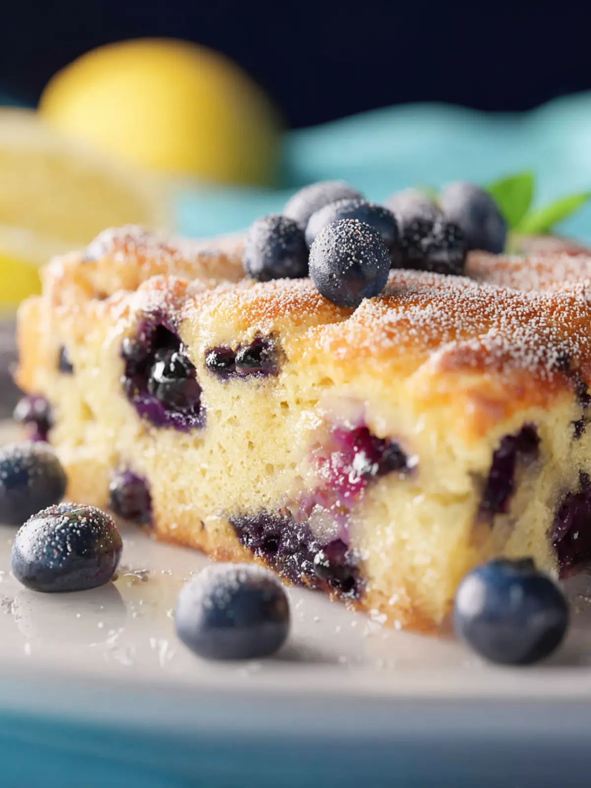 Lemon Blueberry Breakfast Cake First Image