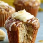 Banana Cream Cheese Muffins First Image