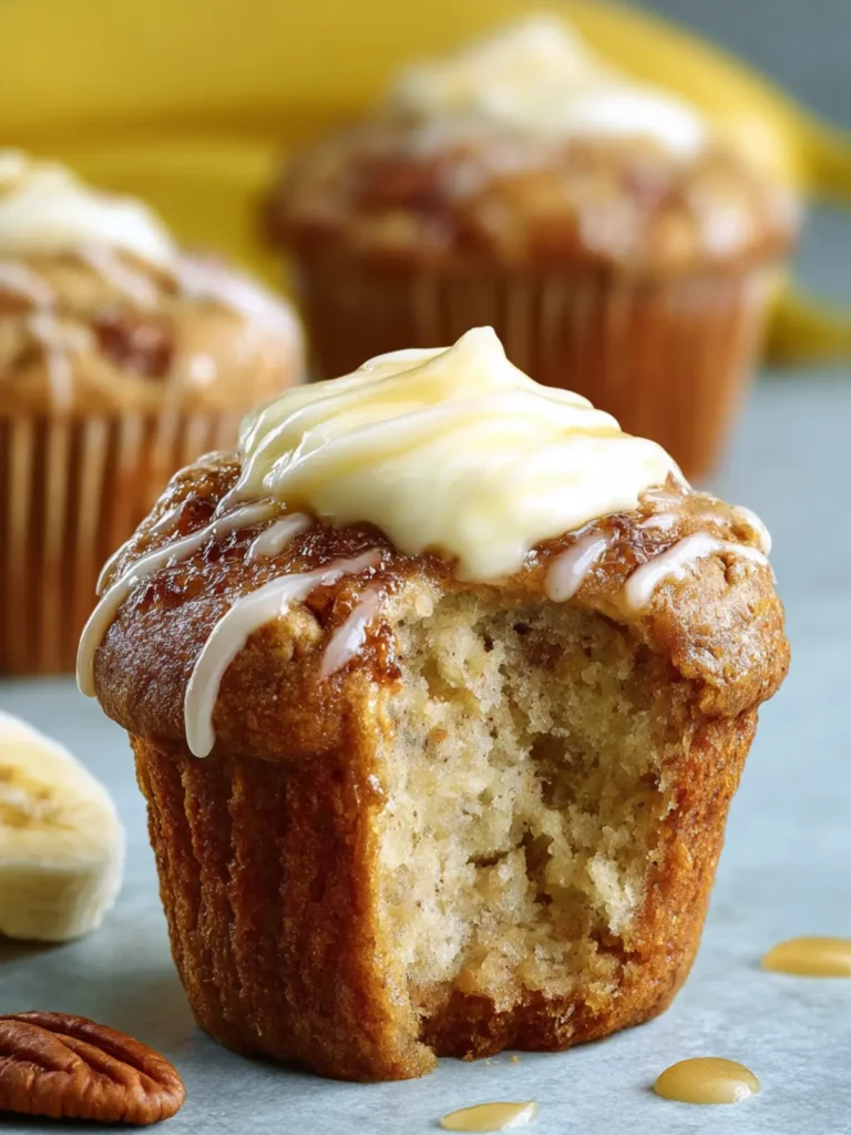 Banana Cream Cheese Muffins First Image