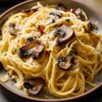 Creamy Truffle Mushroom Pasta First Image