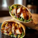 Irresistible Sweet and Savory Honey Mustard Chicken Wraps First Image
