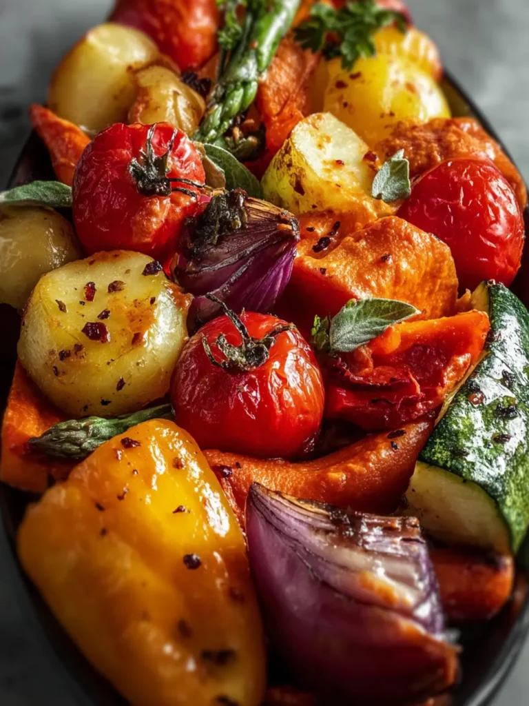 Marry Me Roasted Vegetable Medley with Creamy Tomato Sauce First Image