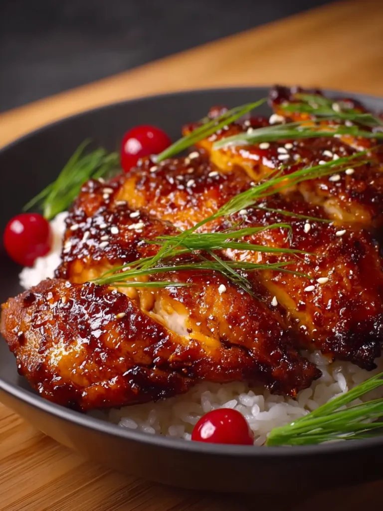 Soy Glazed Chicken First Image