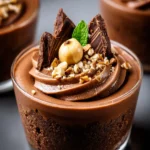 Chocolate Hazelnut Mousse Cups First Image