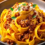 Pumpkin Bolognese Tagliatelle First Image