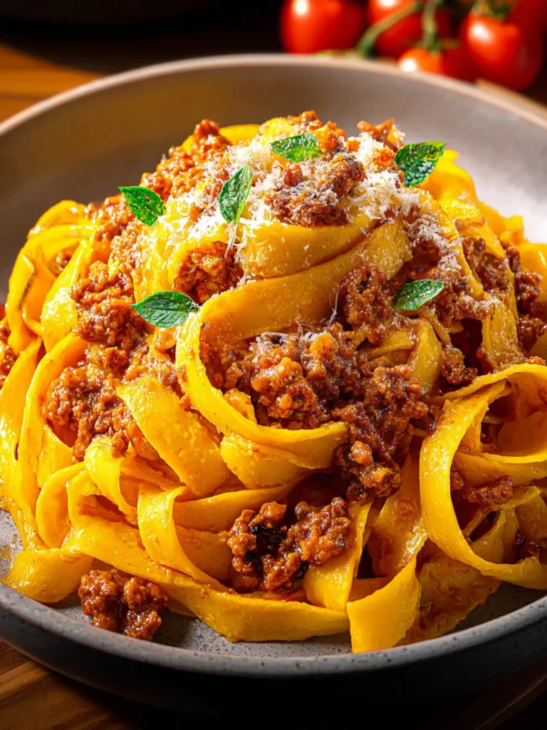 Pumpkin Bolognese Tagliatelle First Image