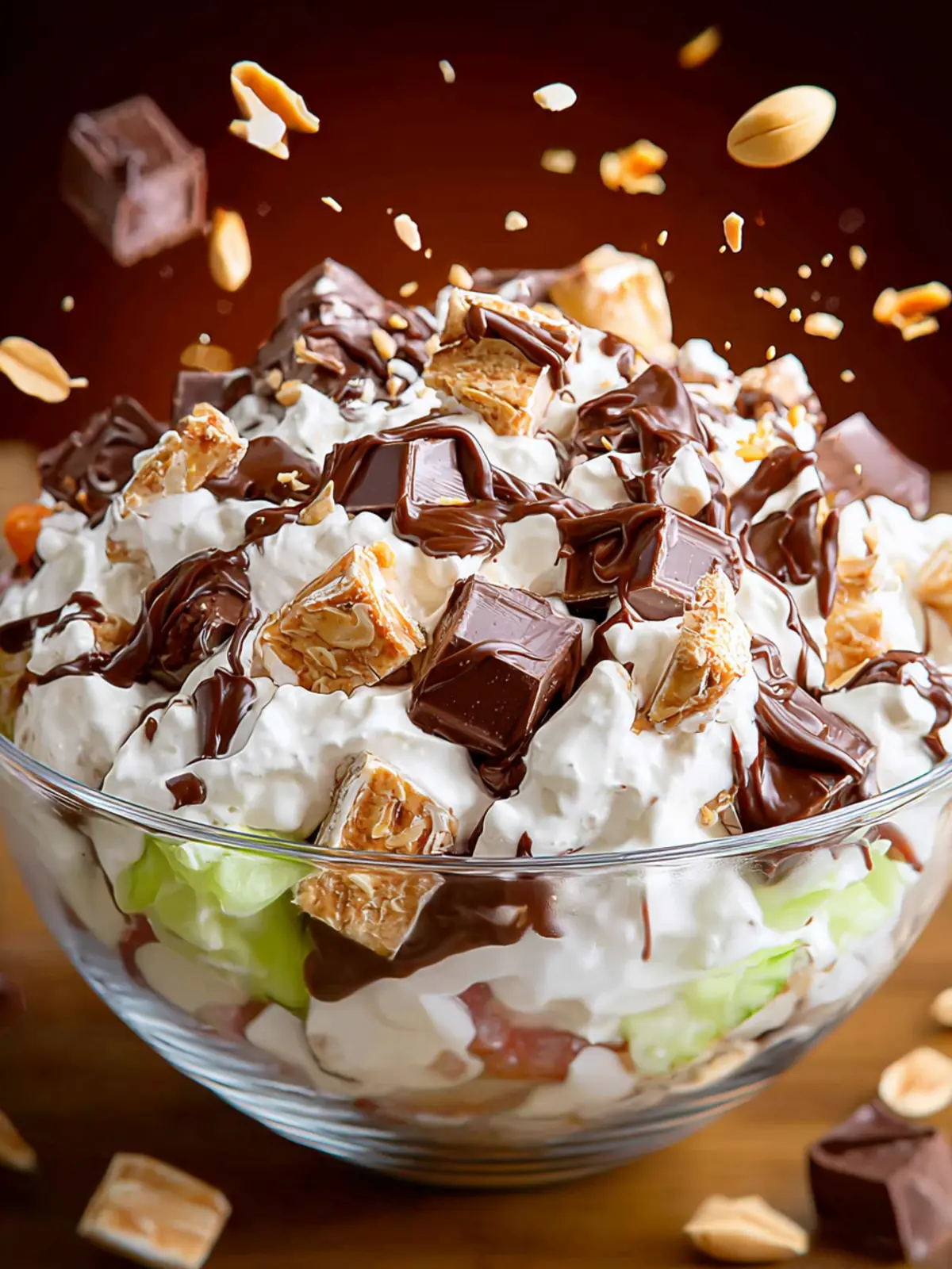Irresistible Snickers Salad: A Decadent Dessert Delight First Image