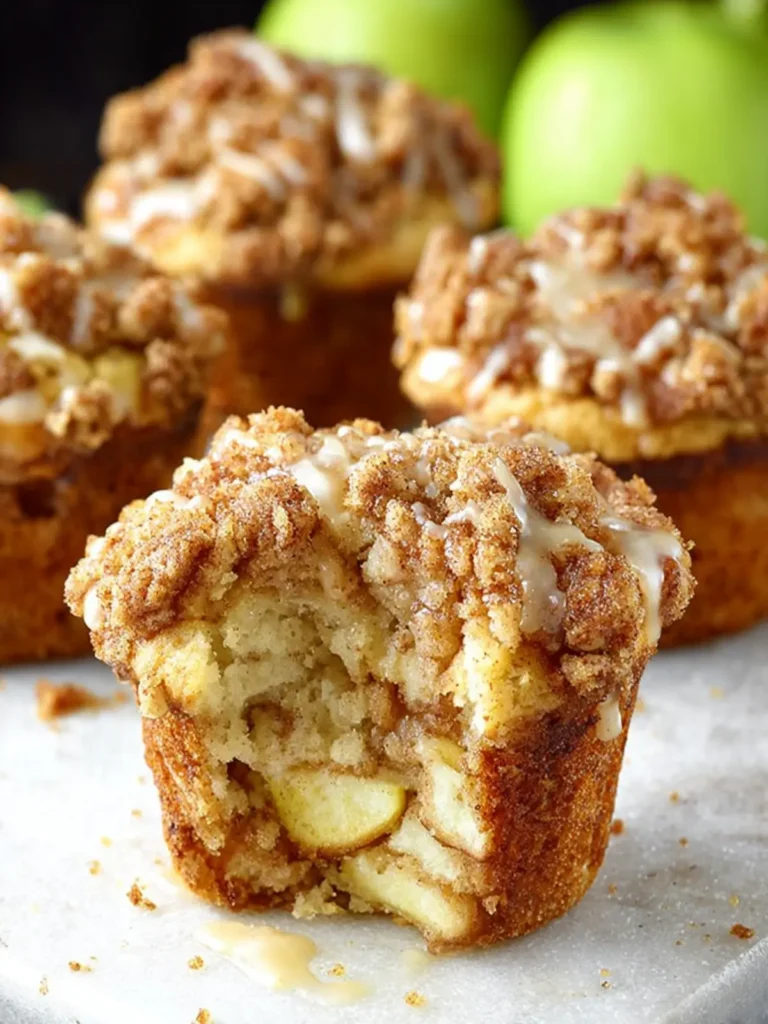Apple Crisp Cheesecake Muffins First Image