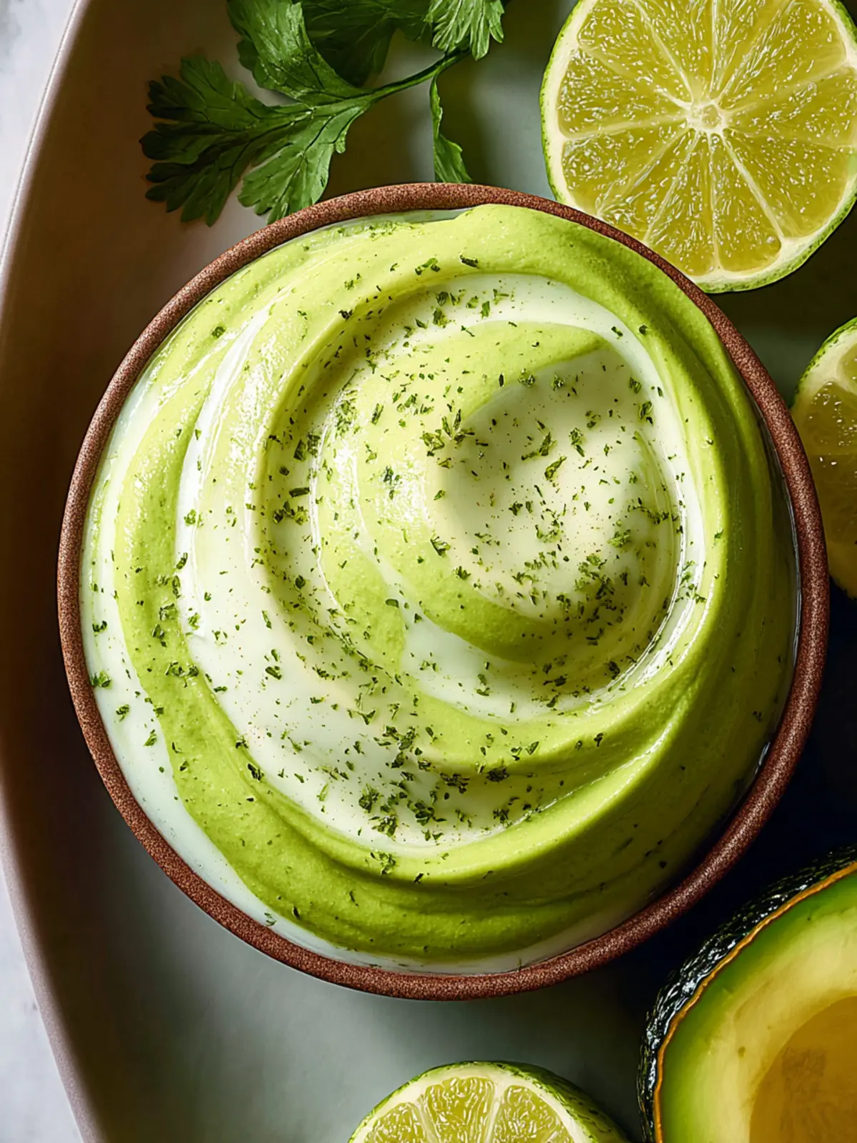 Zesty Avocado Lime Crema: Elevate Your Dishes Today! First Image