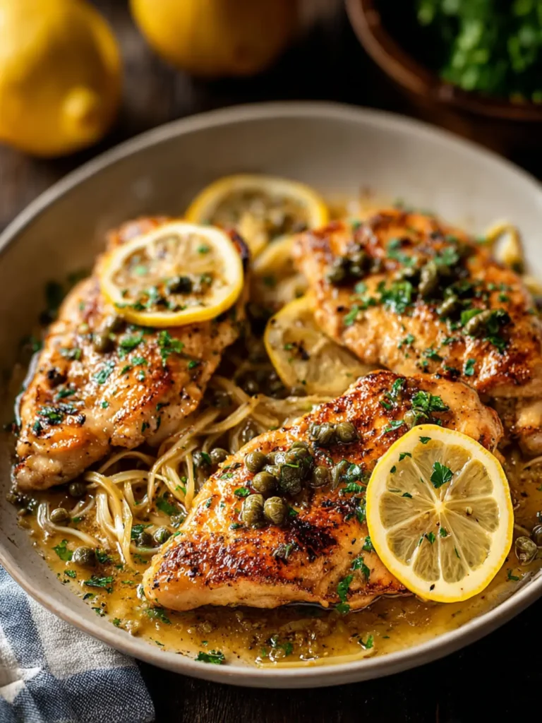 Irresistible Lemon Chicken Piccata Recipe to Try Today First Image