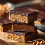4-Ingredient Healthy Reese’s Bars (Gluten-Free) First Image