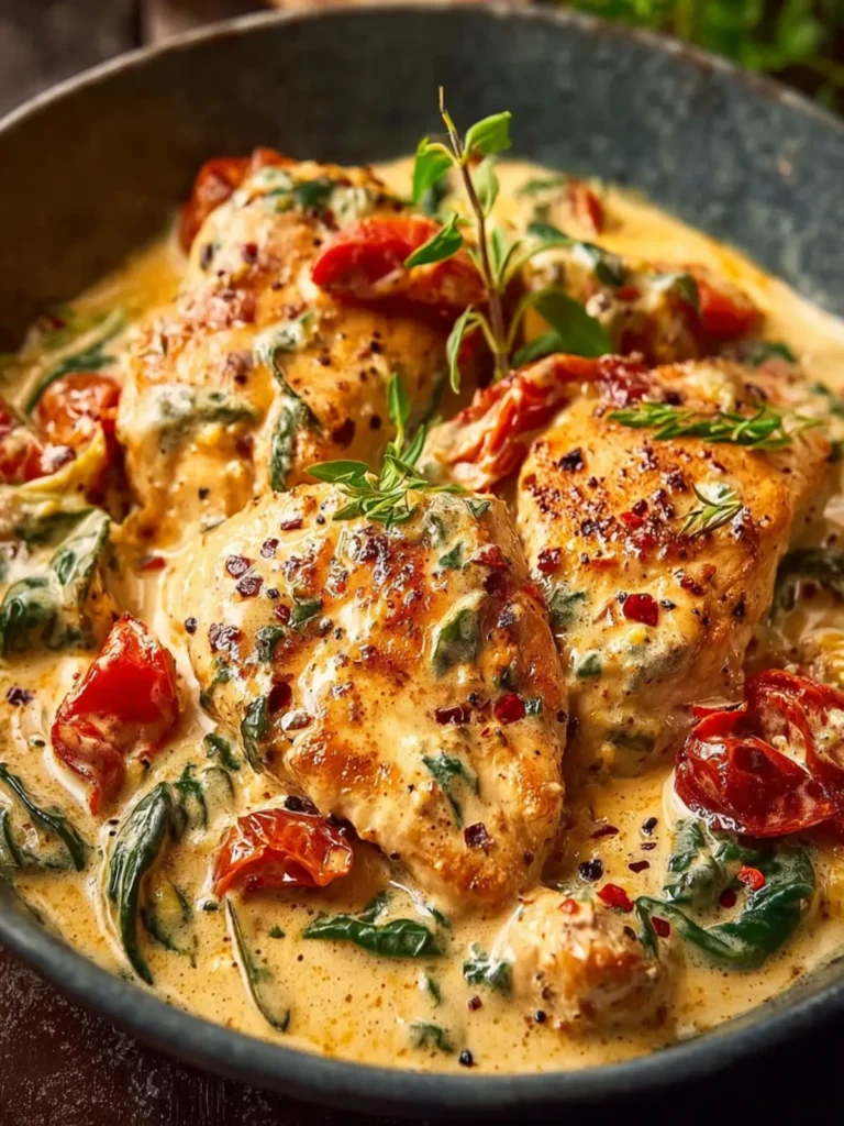 Best Creamy Tuscan Chicken First Image
