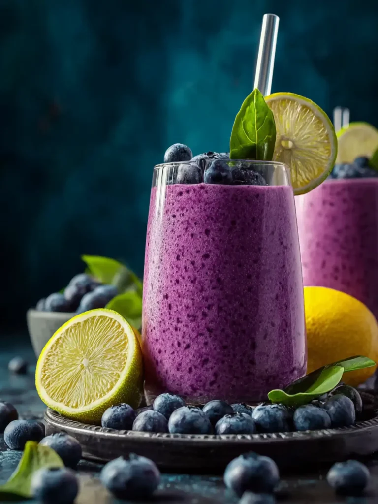 Blueberry Avocado Smoothie With Lemon & Yogurt: An Incredible 7-Step Recipe First Image