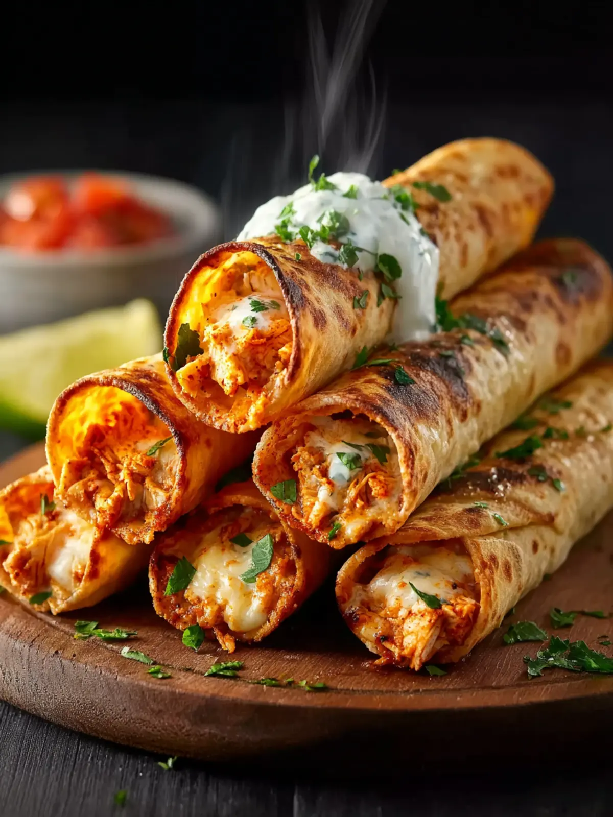 Buffalo Chicken Taquitos First Image