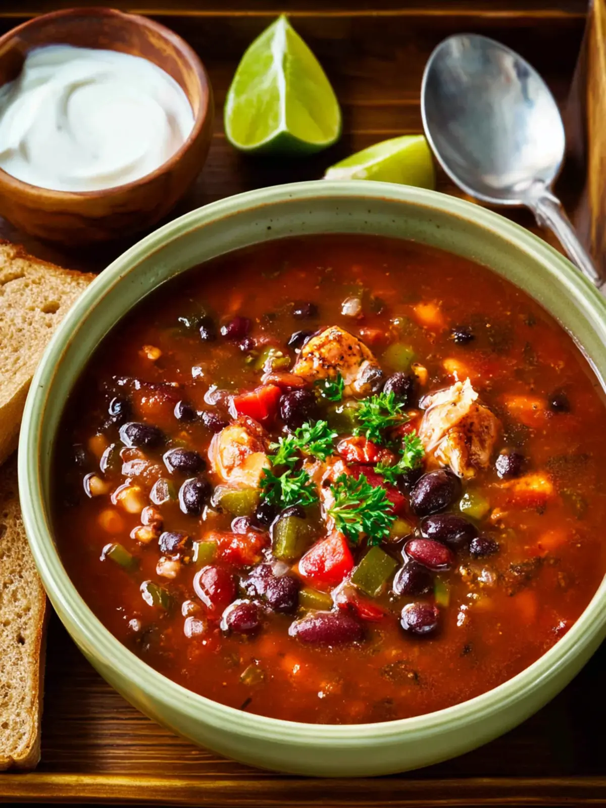 Chicken Black Bean Soup First Image