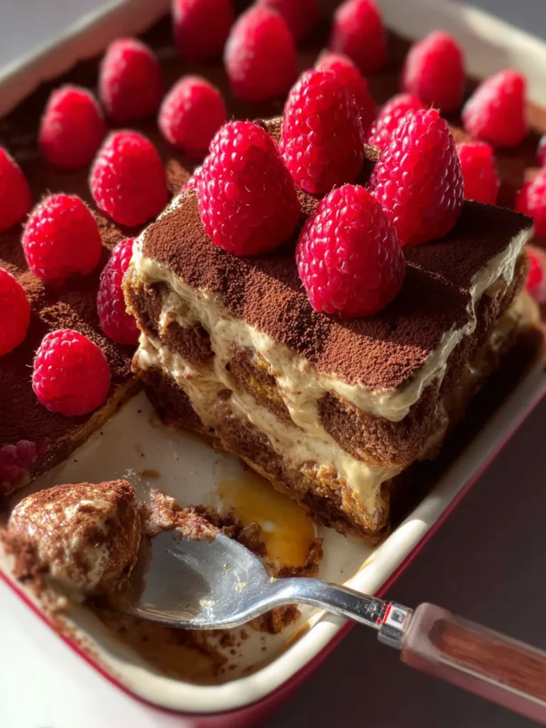 Chocolate Raspberry Tiramisu First Image