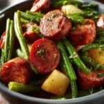 Crockpot Kielbasa and Green Beans First Image