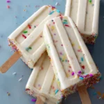 Funfetti Cake Batter Popsicles First Image