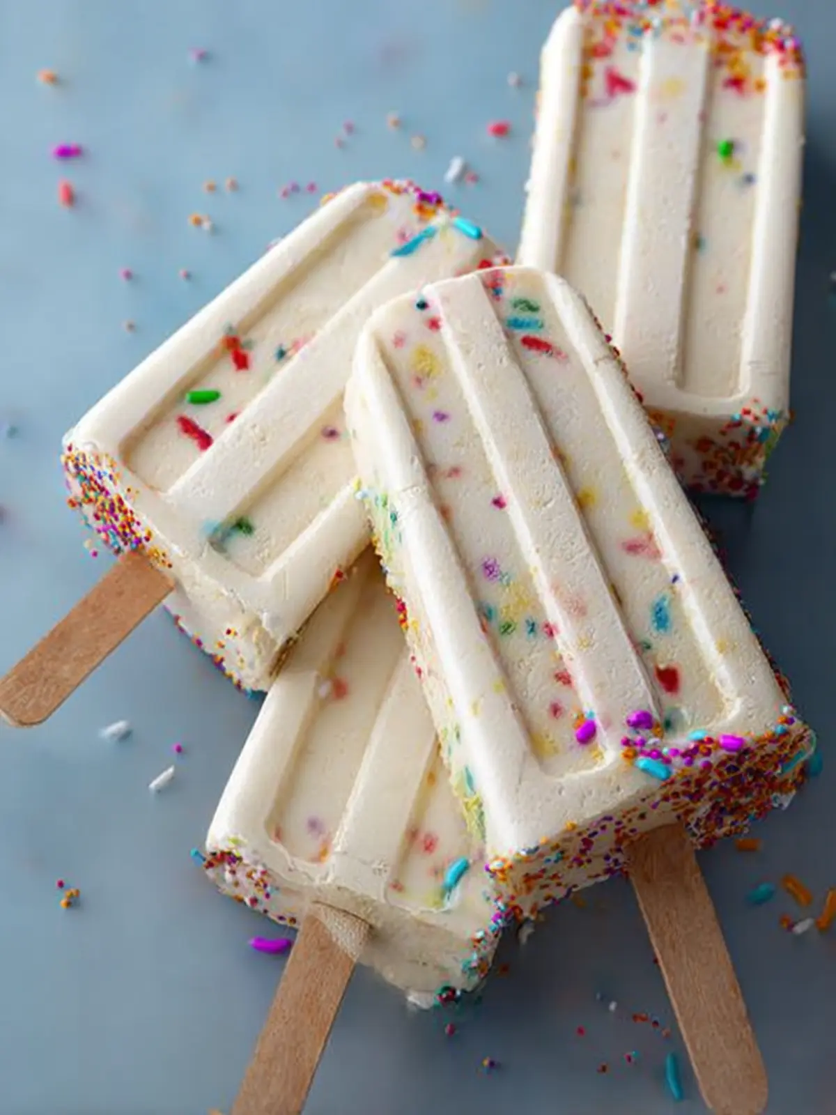 Funfetti Cake Batter Popsicles First Image
