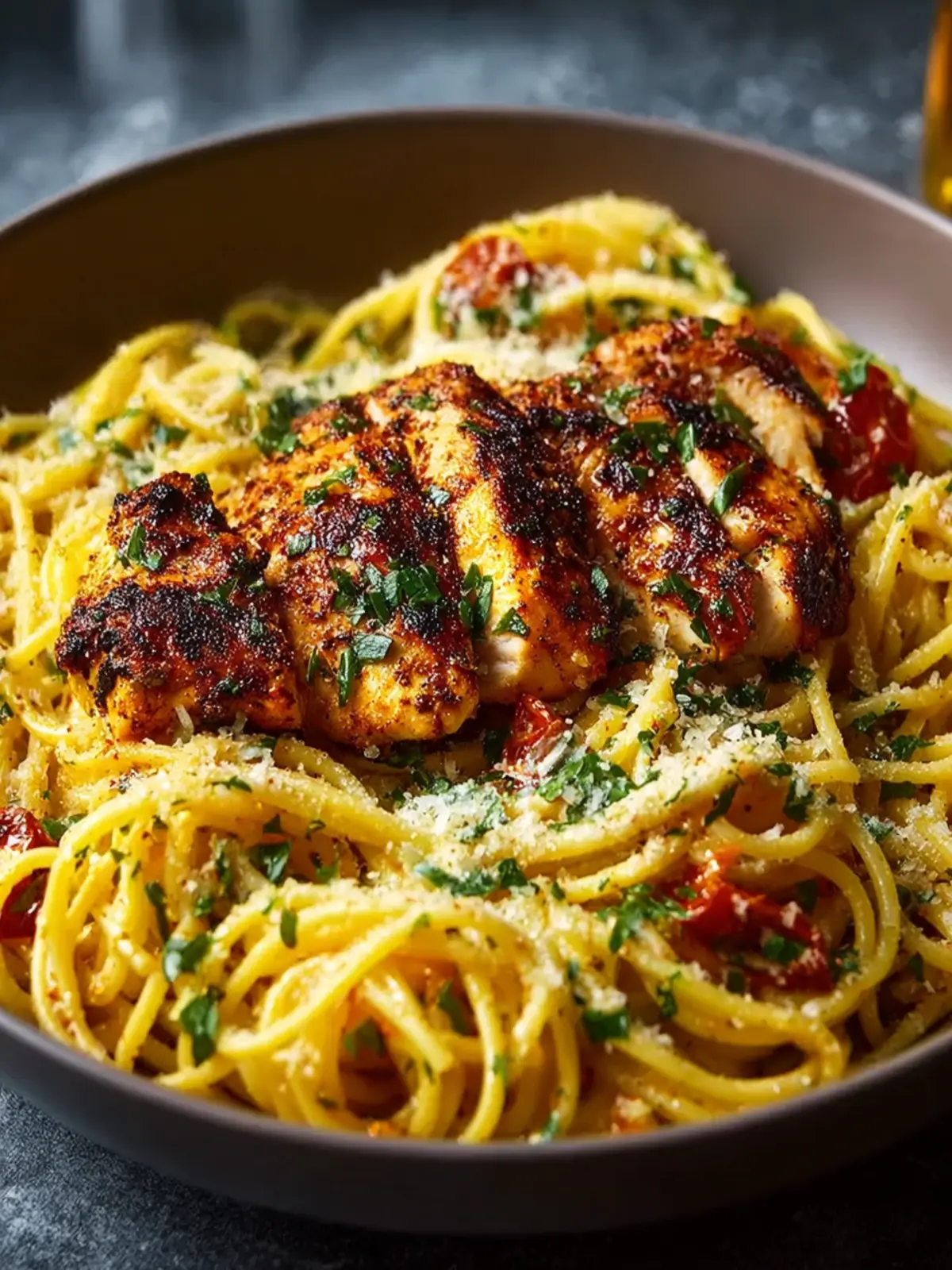 Garlic Butter Chicken Pasta First Image